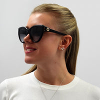 Gucci Sunglasses GG0877S 001 Black Grey Gradient