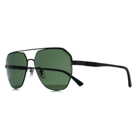 Police Sunglasses SPLP30 Ranger 1 0627 Shiny Gunmetal Green