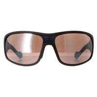 Moncler Sunglasses ML0129 50L Matte Brown Brown Mirror