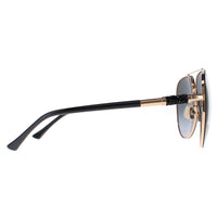 Jimmy Choo Sunglasses GRAY/S RHL FQ Gold Black Grey Gradient Gold Mirror