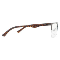 Police Glasses Frames Blackbird Light 3 VPL398M 0568 Shiny Gunmetal Men