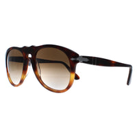 Persol Sunglasses PO0649S 116051 Dark Brown Light Brown Tortoise Brown Gradient