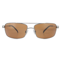 Serengeti Sunglasses Dante 7113 Shiny Gunmetal Mineral Polarized Drivers Brown