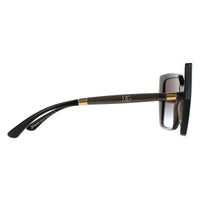 Dolce & Gabbana Sunglasses DG6138 32468G Black On Transparent Grey Dark Grey Gradient
