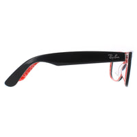Ray-Ban Glasses Frames 5184 2479 Top Black On Texture Red