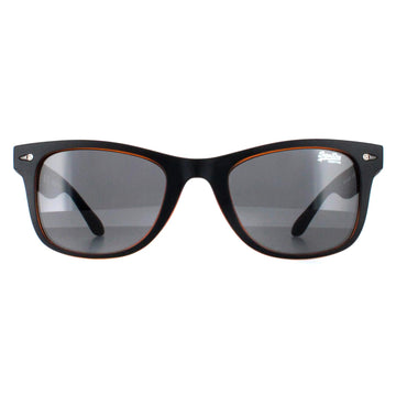 Superdry Sunglasses Rookie 104 Matte Black Orange Grey
