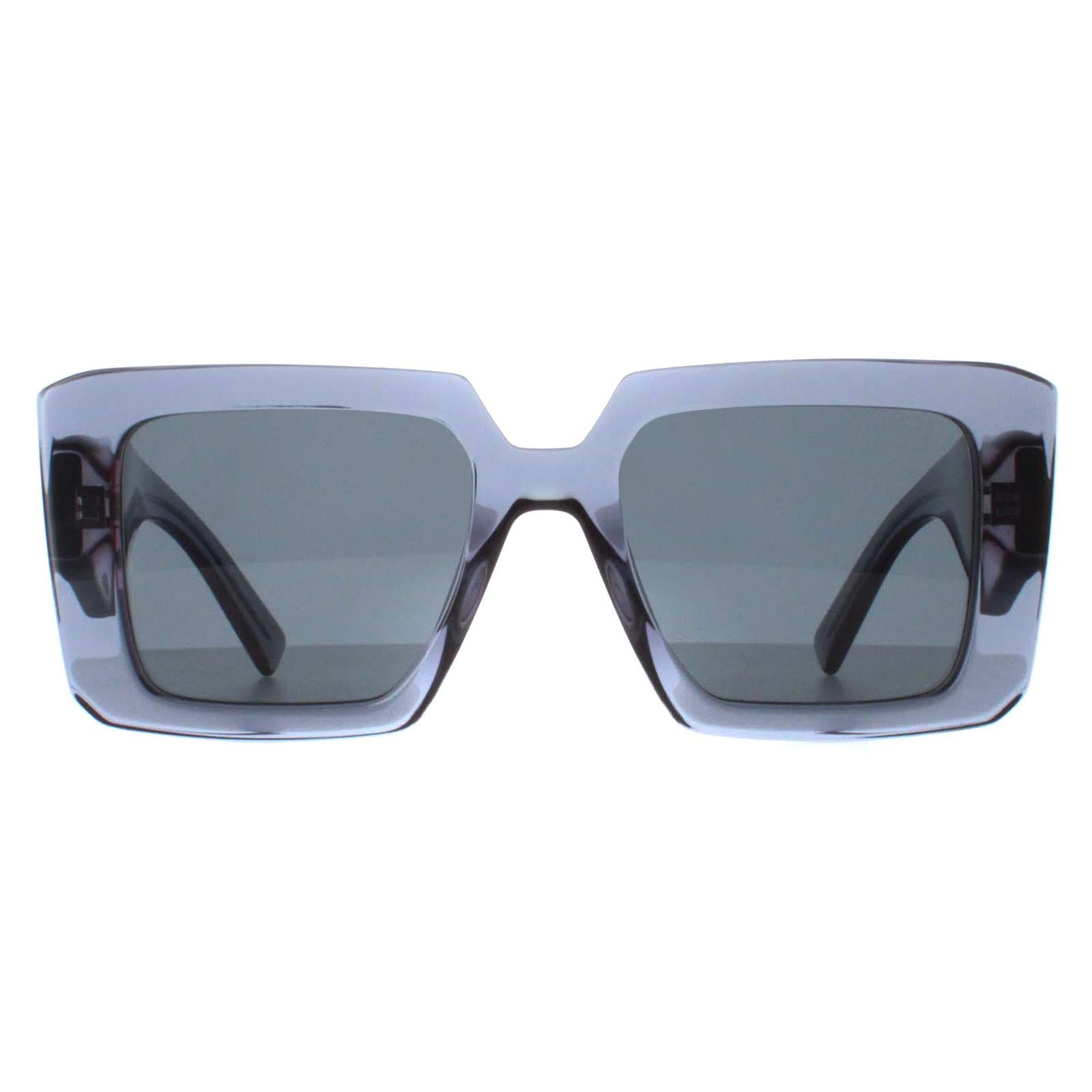 Prada Sunglasses PR23YS 19O70B Transparent Graphite Dark Grey Prada Sunglasses PR23YS 19O70B Transparent Graphite Dark Grey