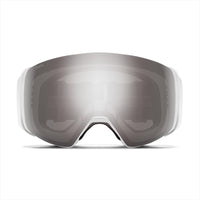 Smith Ski Goggles 4D Mag 0OZ 5T White Vapor ChromaPop Sun Platinum Mirror & CP Blue Sensor Mirror