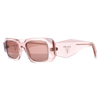 Prada Sunglasses PR17WS 19Q10D Transparent Peach Light Brown