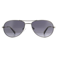 Polaroid Sunglasses PLD 2100/S/X R80 WJ Semi Matte Dark Ruthenium Grey Gradient Polarized