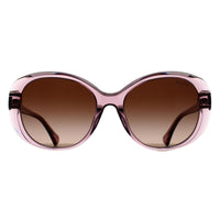 Ralph by Ralph Lauren Sunglasses RA5335U 611813 Shiny Transparent Violet Gradient Brown
