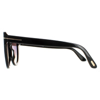 Tom Ford Sunglasses Izzi FT0845 01B Shiny Black Smoke Gradient