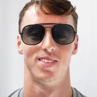 Ray-Ban Sunglasses Blaze The General RB3583N 905071 Gold Dark Green