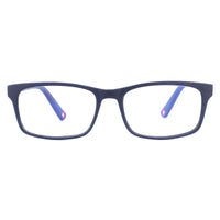 Montana Reading Glasses BLF73-B Matte Blue Blue Light Block +3.00
