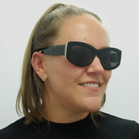 Hugo Boss Sunglasses BOSS 1455/N/S SDK IR Black Dark Grey