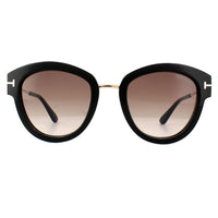 Tom Ford Sunglasses 0574 Mia 01T Shiny Black Bordeaux Gradient