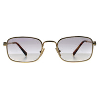 Miu Miu Sunglasses MU53AS 5AK04O Gold Dark Grey to Clear Gradient