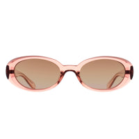 Quay Sunglasses Felt Cute 77736 Pale Rose Sepai Brown Gradient
