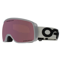 Oakley Ski Goggles Flight Tracker S OO7106-40 Matte Cool Grey Prizm Rose Gold Iridium