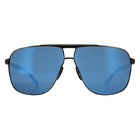 Porsche Design Sunglasses P8665 C Gun Dark Blue Mirrored