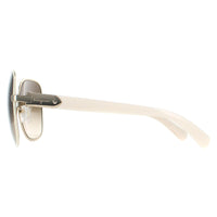 Salvatore Ferragamo Sunglasses SF150S 721 Light Gold Ivory Brown