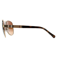 Burberry Sunglasses BE3080 114513 Gold Brown Brown Gradient