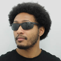 Rayban Sunglasses Predator 2 2027 Black Matt Black Green W1847