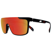 Adidas Sunglasses SP0020 02G Matte Black Orange Camo Contrast Mirror Red