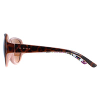 Ted Baker Sunglasses TB1394 Shay 132 Havana Brown Flower Print Brown