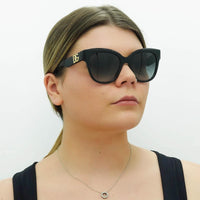 Dolce & Gabbana Sunglasses DG4407 501/8G Black Grey Gradient