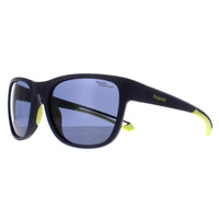 Polaroid Sunglasses PLD 7051/S FLL 7I Matte Blue Blue Polarized High Contrast