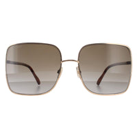 Jimmy Choo Sunglasses ALIANA/S 06J HA Gold Havana Brown Gradient