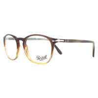 Persol Glasses Frames PO3007V 1136 Brown Striped Men