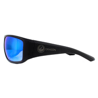 Dragon Sunglasses Jump LL 42368-006 Matte Black Lumalens Blue Ion