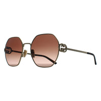 Gucci Sunglasses GG2046S 003 Gold Brown Gradient