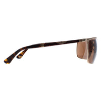 Police Sunglasses SPLB44 Origins 38 02A8 Shiny Grey Gold Havana Brown