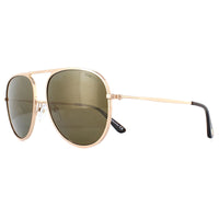 Tom Ford Sunglasses 0621 Jason 28L Shiny Rose Gold Mirrored Roviex
