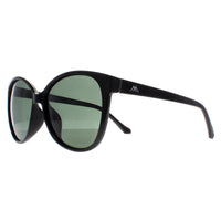 Montana Sunglasses MP74 A Shiny Black G15 Green Polarized