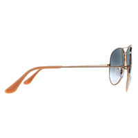 Ray-Ban Sunglasses Aviator 3025 Gold Gradient Light Blue 001/3F