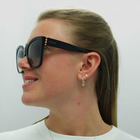 Gucci Sunglasses GG0459S 001 Black Grey Gradient