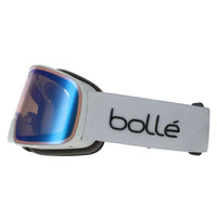 Bolle Ski Goggles Nevada Small 22071 Matte White Corp Light Vermillon Blue Semi-Polarized