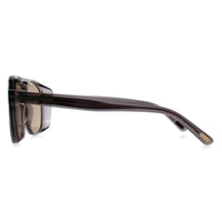 Tom Ford Sunglasses Rosco FT1022 20E Grey Crystal Light to Dark Brown Photochromic