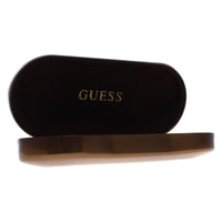 Guess faux leather gold clamshell glasses case small