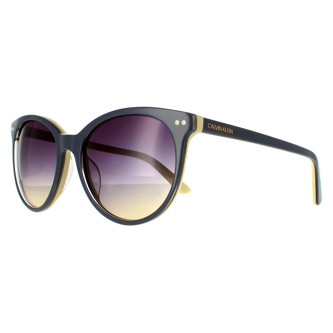 Calvin Klein Sunglasses CK18509S 031 Slate Yellow Purple Gradient