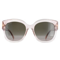 Jimmy Choo Sunglasses LEELA/S FWM HA Transparent Rose Brown Gradient