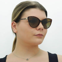 Bvlgari Sunglasses BV8246B 5496T5 Havana Brown Transparent Brown Gradient Polarized