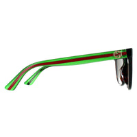 Gucci Sunglasses GG0702SKN 003 Havana With Green and Red Brown Gradient