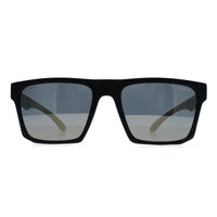 O'Neill Sunglasses Beacons 127P Matte Black Smoke with Silver Flash