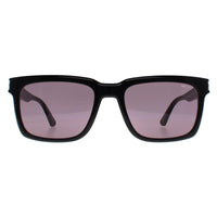 Police Sunglasses SPLF12 Origins Hero 2 0700 Shiny Black Smoke Mirror