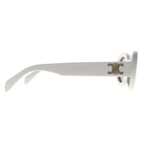 Celine Sunglasses Triomphe CL40194U 25A Ivory Smoke Grey